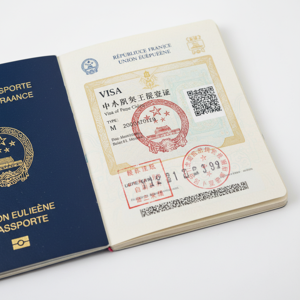 Visa Chine affaires (visa M) : procédure complète depuis la France (2026)