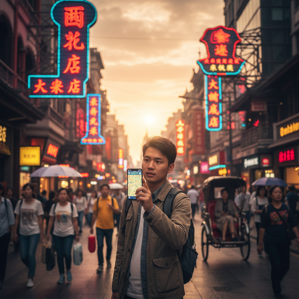 Rester connecté en Chine permet d'utiliser la navigation et les applications de traduction