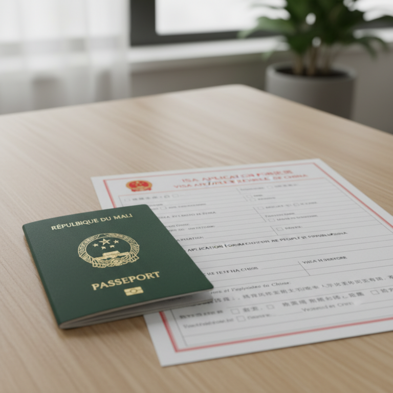 Visa Chine pour passeport malien depuis la France (2026)