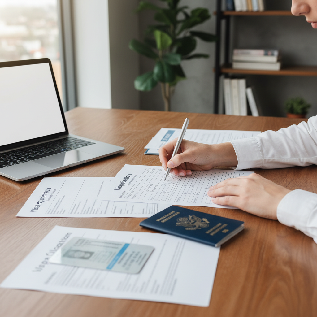 Remplissage formulaire visa