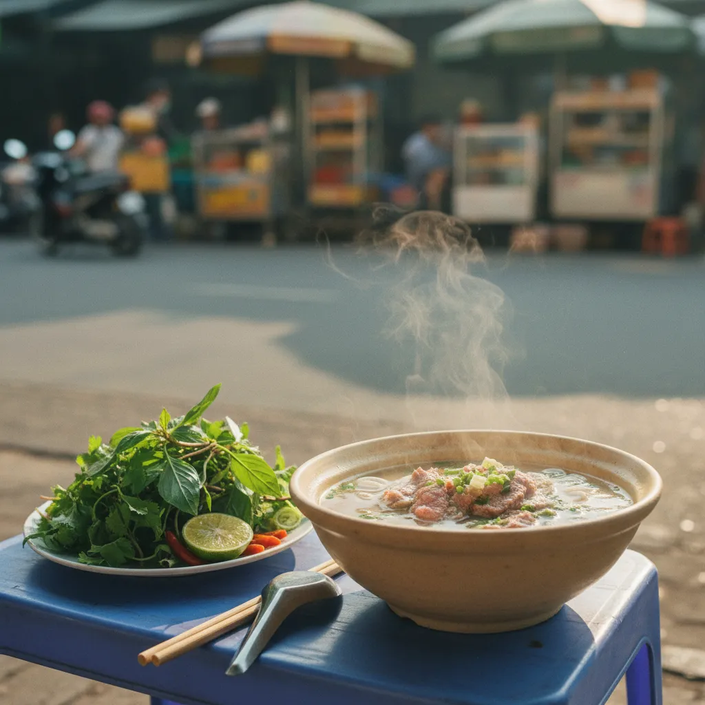 Un phở bò savoureux pour moins de 2 euros dans les rues vietnamiennes