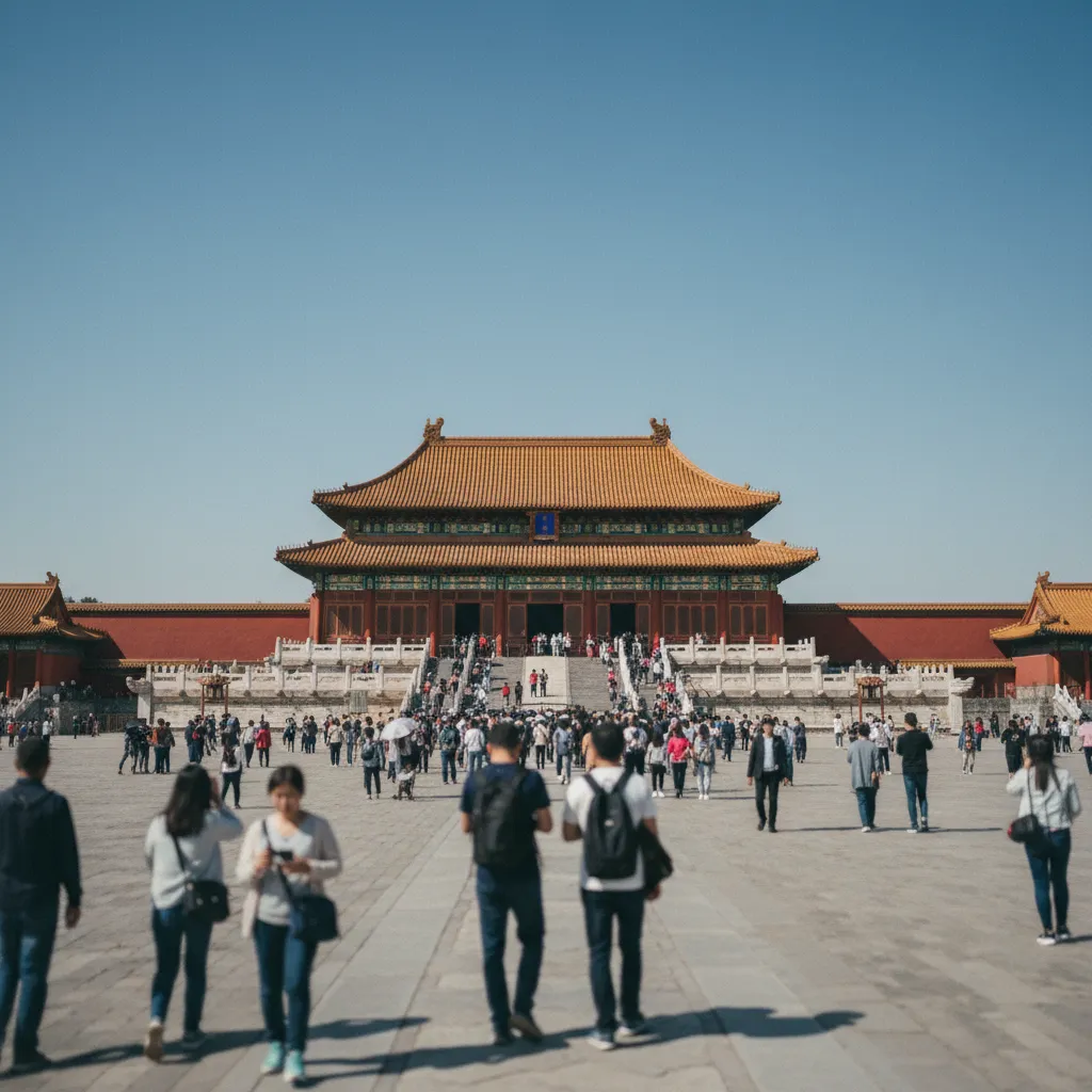 La salle de l'Harmonie suprême, joyau architectural de la Cité interdite de Pékin