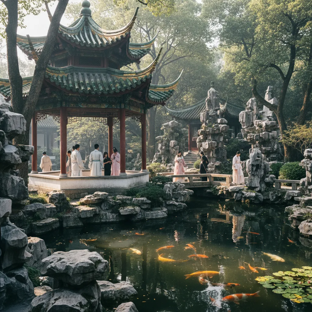 Le jardin Yu à Shanghai, havre de paix datant de la dynastie Ming