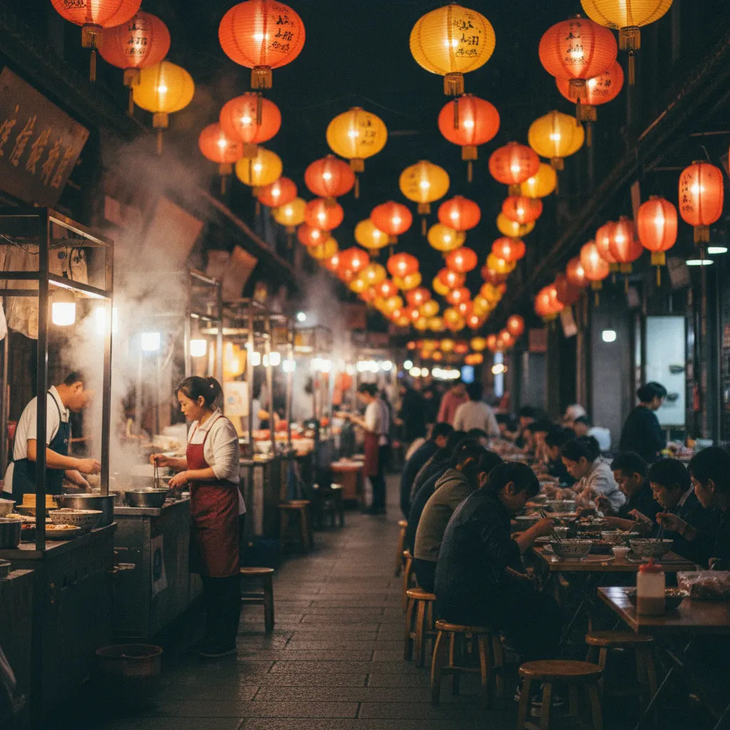 Les marchés de rue chinois offrent des repas savoureux pour quelques euros seulement