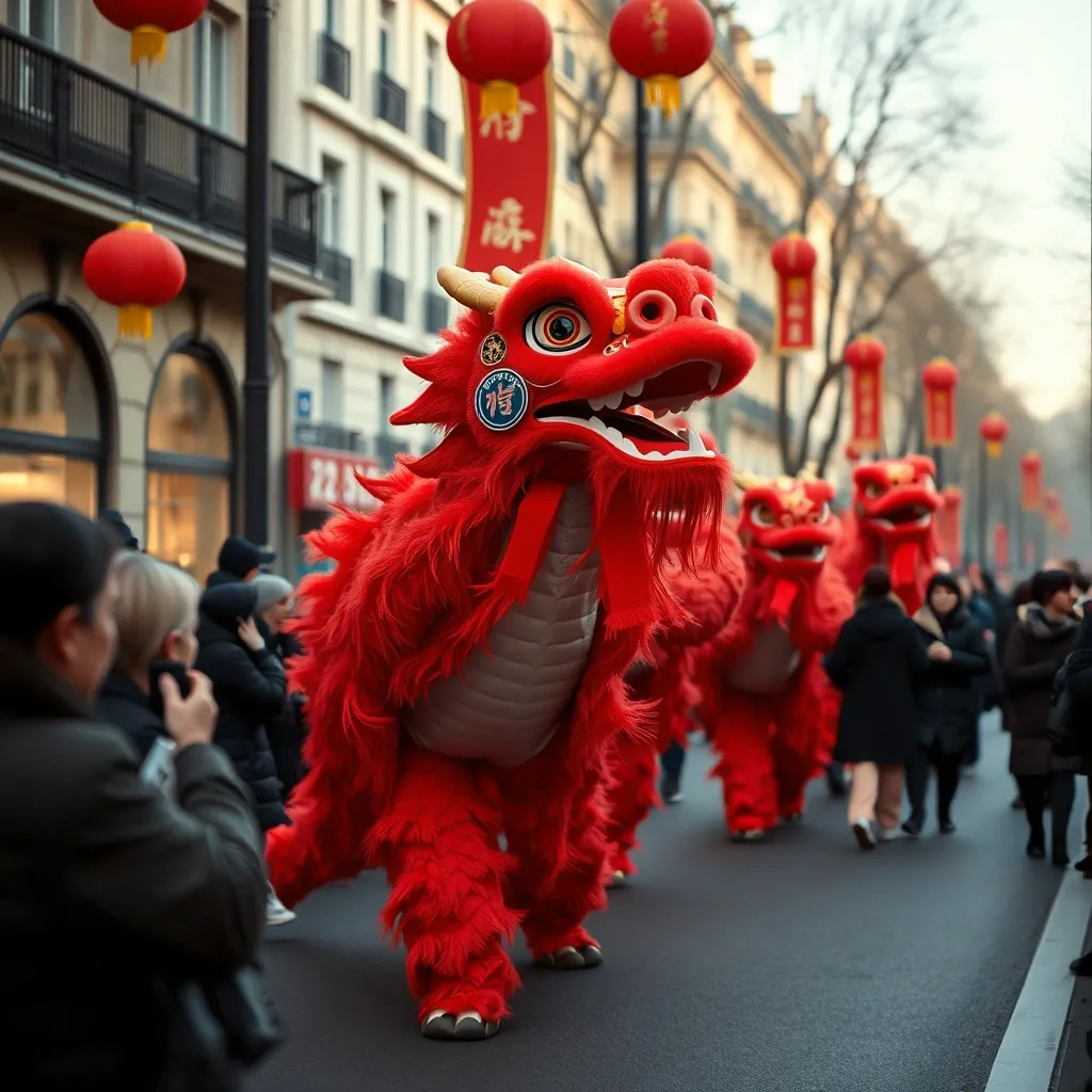 Le défilé du Nouvel An chinois dans le 13e arrondissement de Paris attire chaque année des milliers de spectateurs