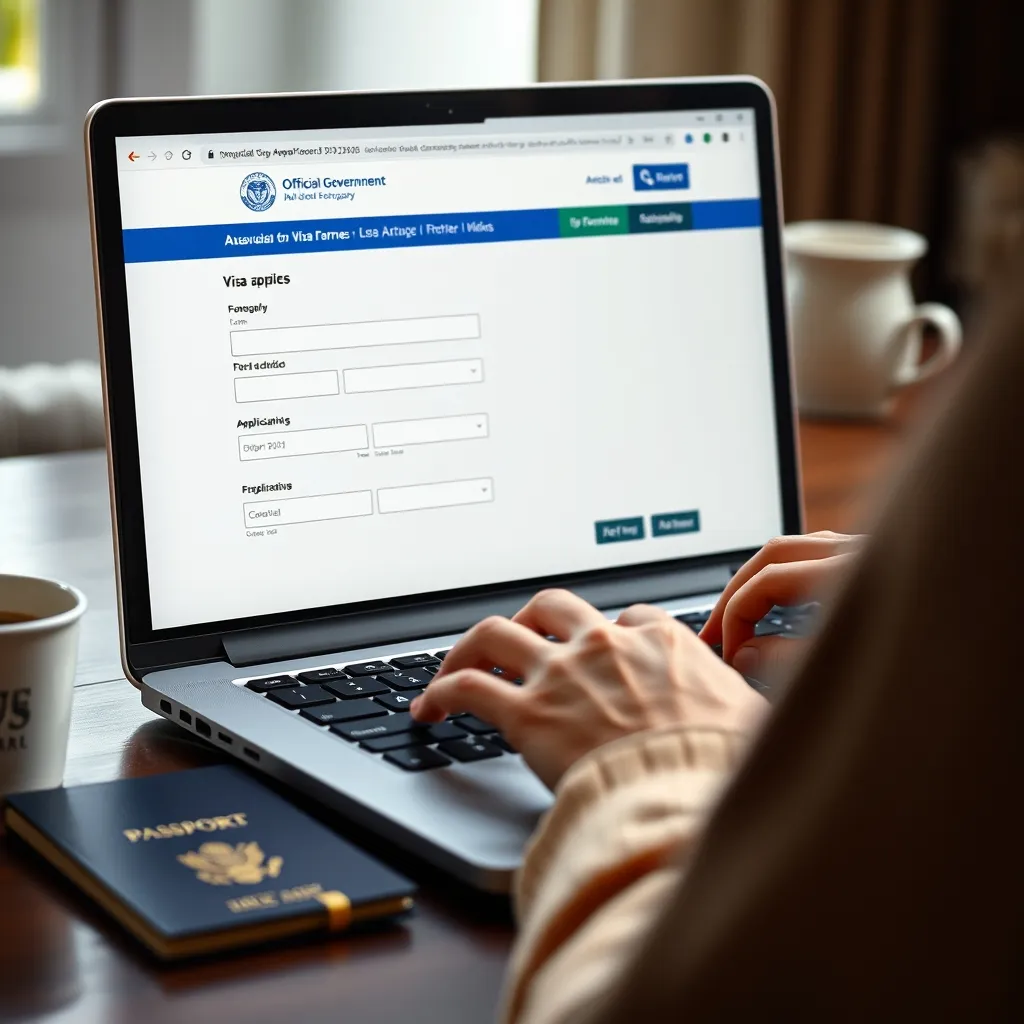 Remplir le formulaire de e-visa sur le portail officiel indien