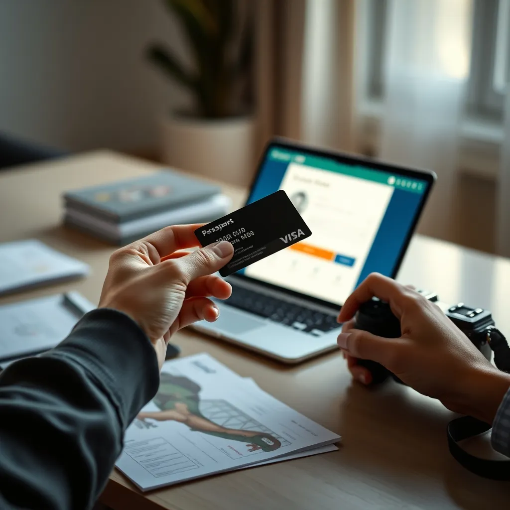 Paiement des frais de e-visa par carte bancaire sur le site officiel