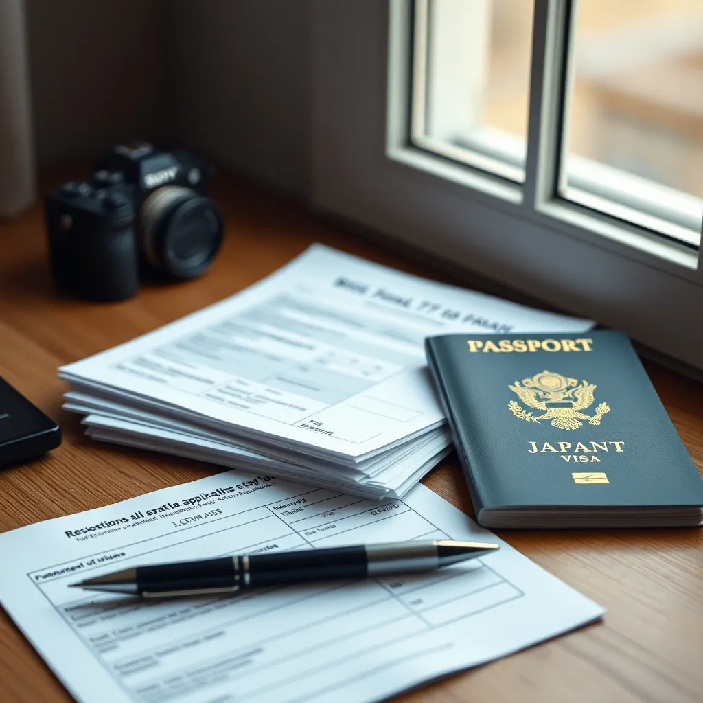Le dossier PVT Japon comprend passeport, formulaire, lettre de motivation et justificatifs financiers