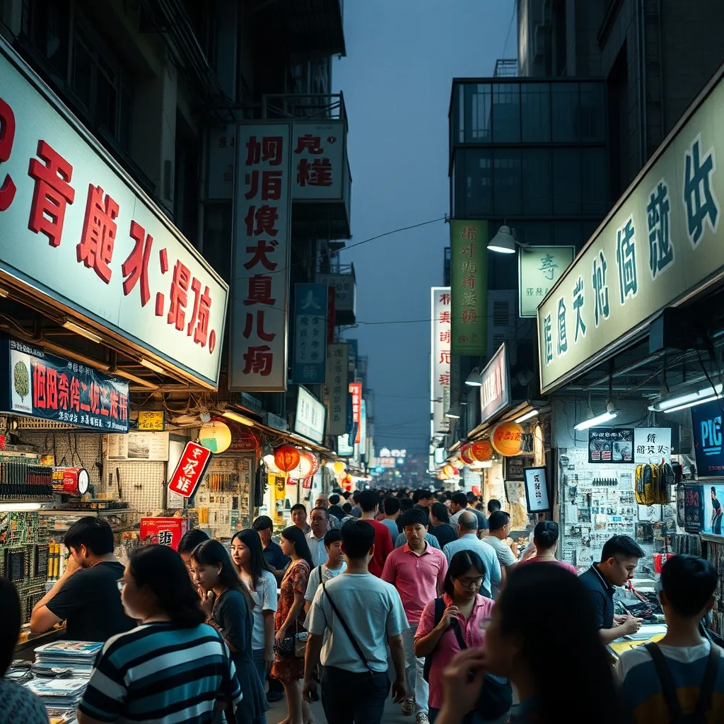 Le marché d'électronique de Huaqiangbei, le plus grand au monde