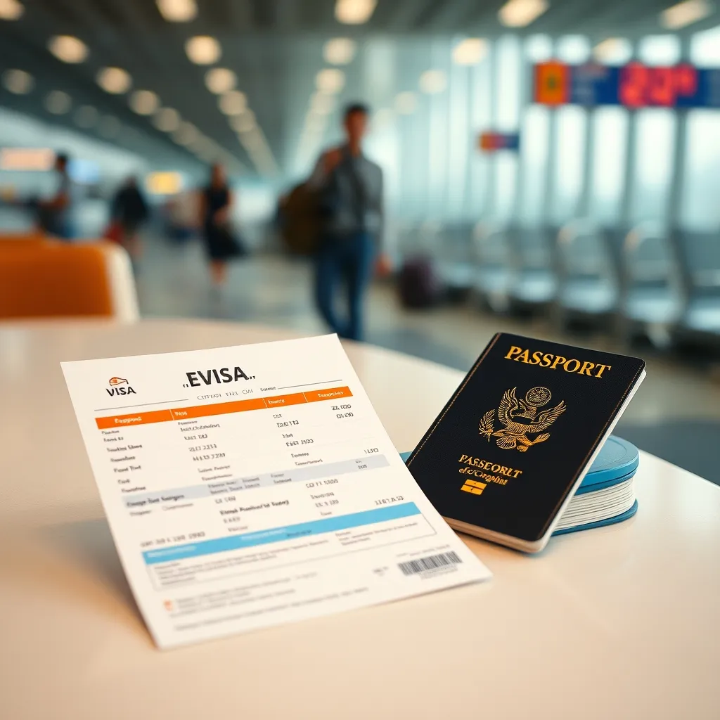 Votre e-visa imprimé doit être présenté avec votre passeport à l'arrivée
