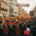 Défilé du Nouvel An chinois dans le Paris 13e