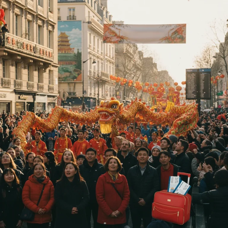 Défilé du Nouvel An chinois dans le Paris 13e