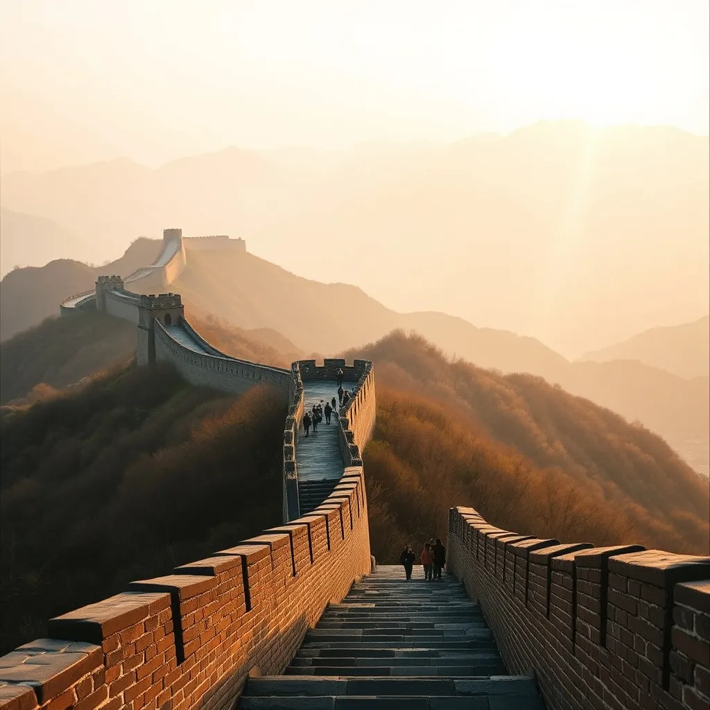 La Grande Muraille de Chine, destination phare des voyageurs bénéficiant de l'exemption de visa
