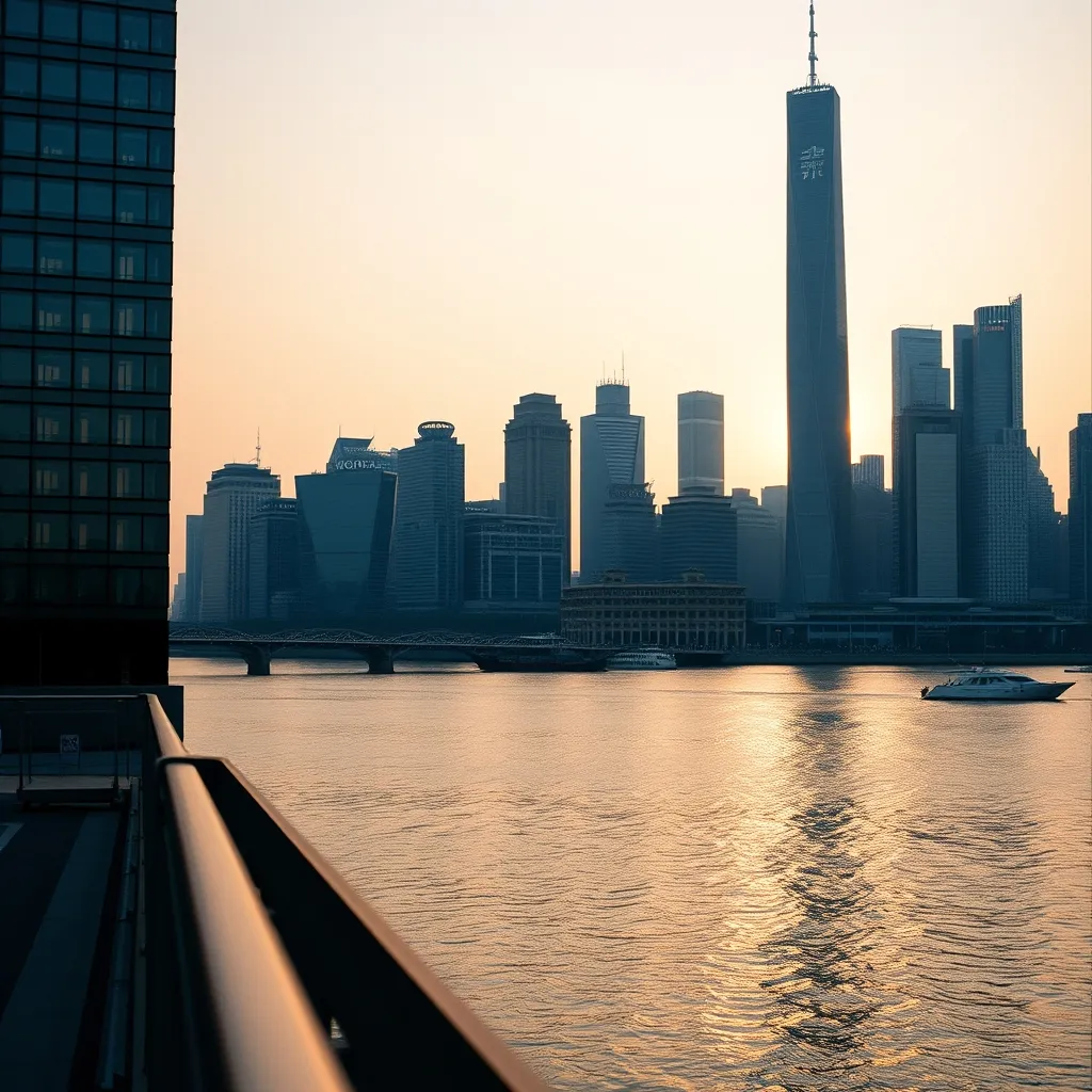 Le Bund de Shanghai, accessible en transit sans visa 144 heures pour les voyageurs en escale