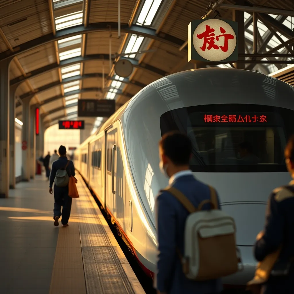 Le TGV chinois relie Shanghai à Suzhou en moins de 40 minutes