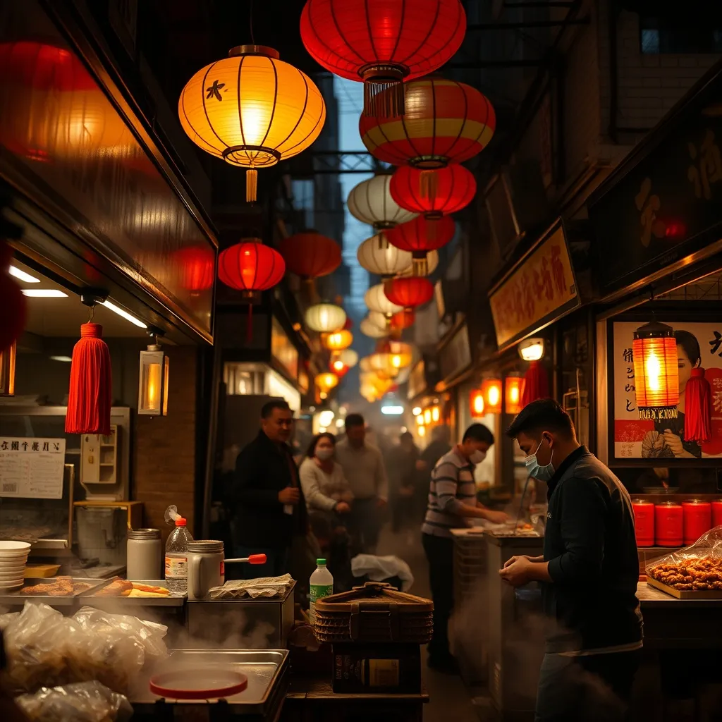 Le quartier musulman de Xi'an, paradis de la cuisine de rue le soir venu