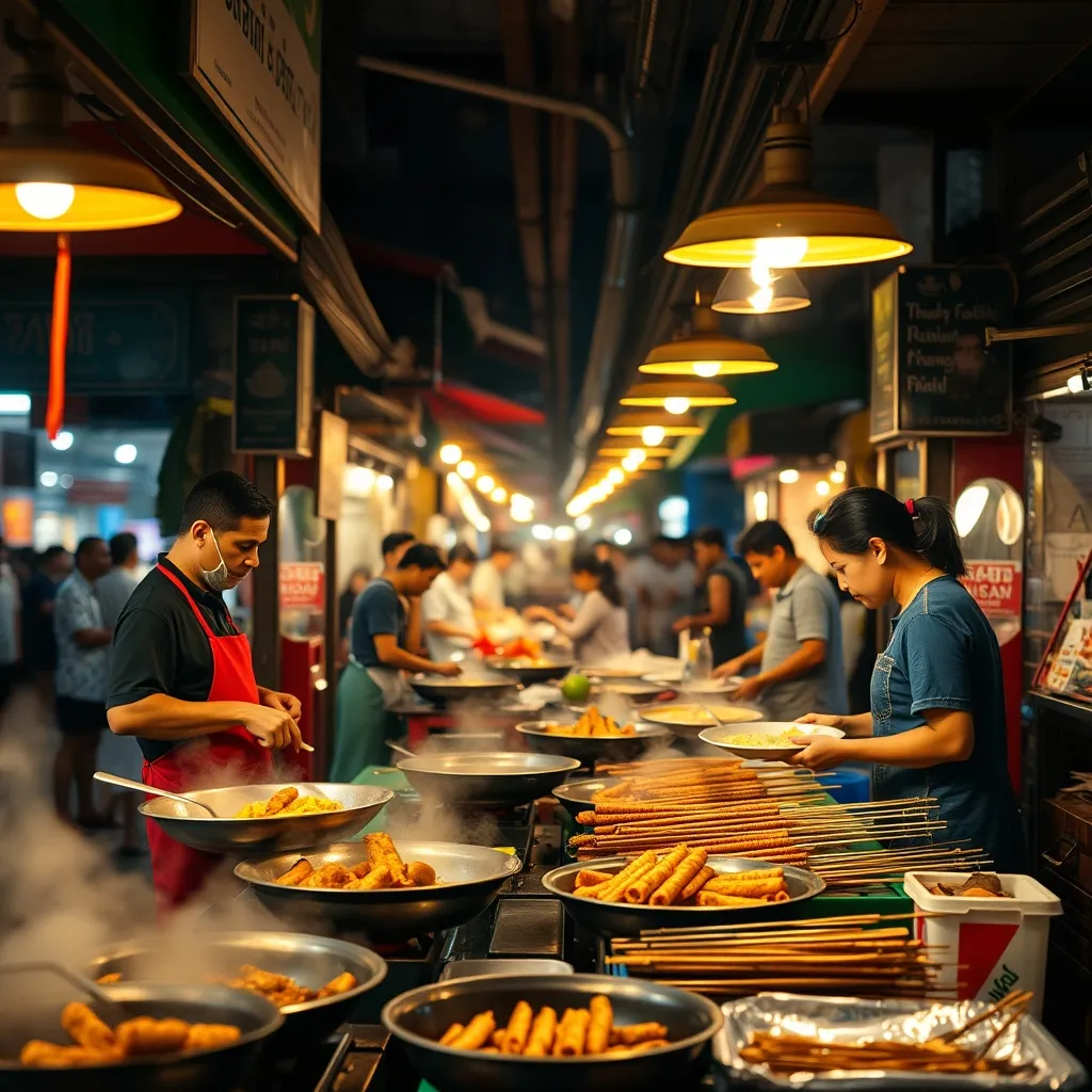 La street food thaïlandaise représente un poste de dépense très abordable sur place