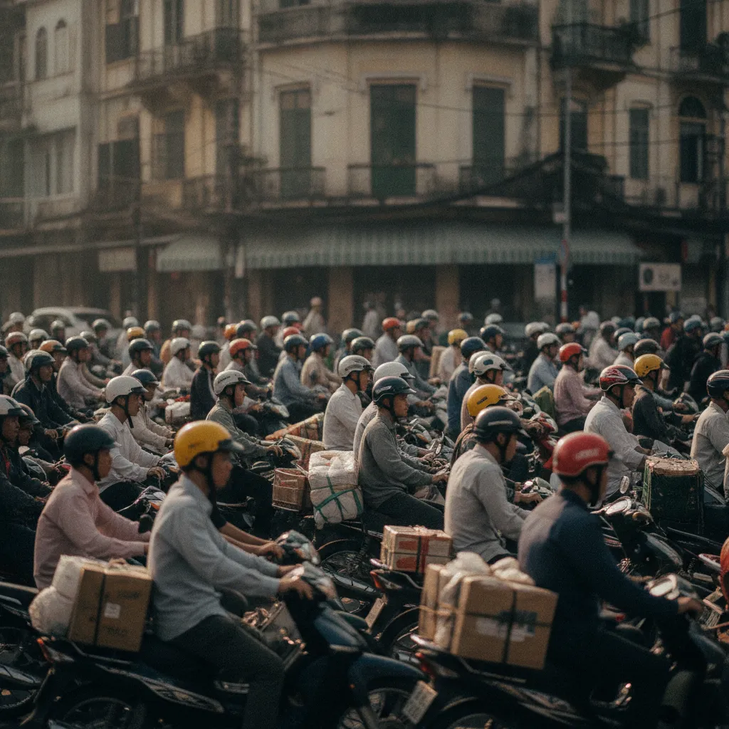 La circulation à Hô Chi Minh-Ville, un choc culturel fréquemment mentionné dans les avis