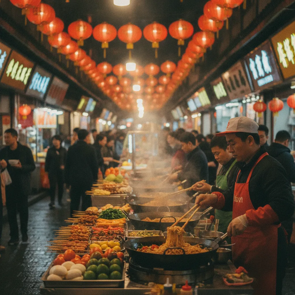 La street food chinoise offre des repas savoureux à petit prix dans tout le pays