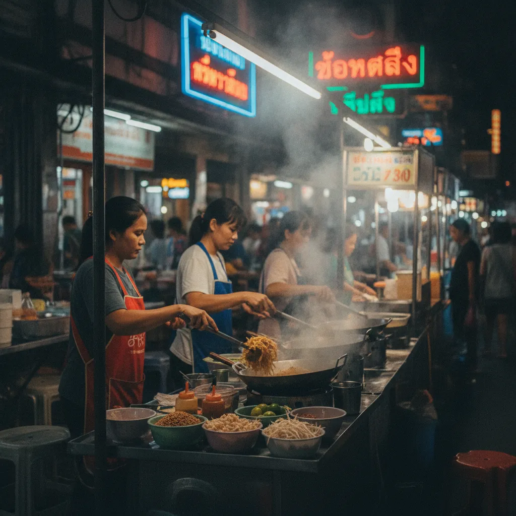 La street food thaïlandaise permet de manger pour moins de 3 euros le plat