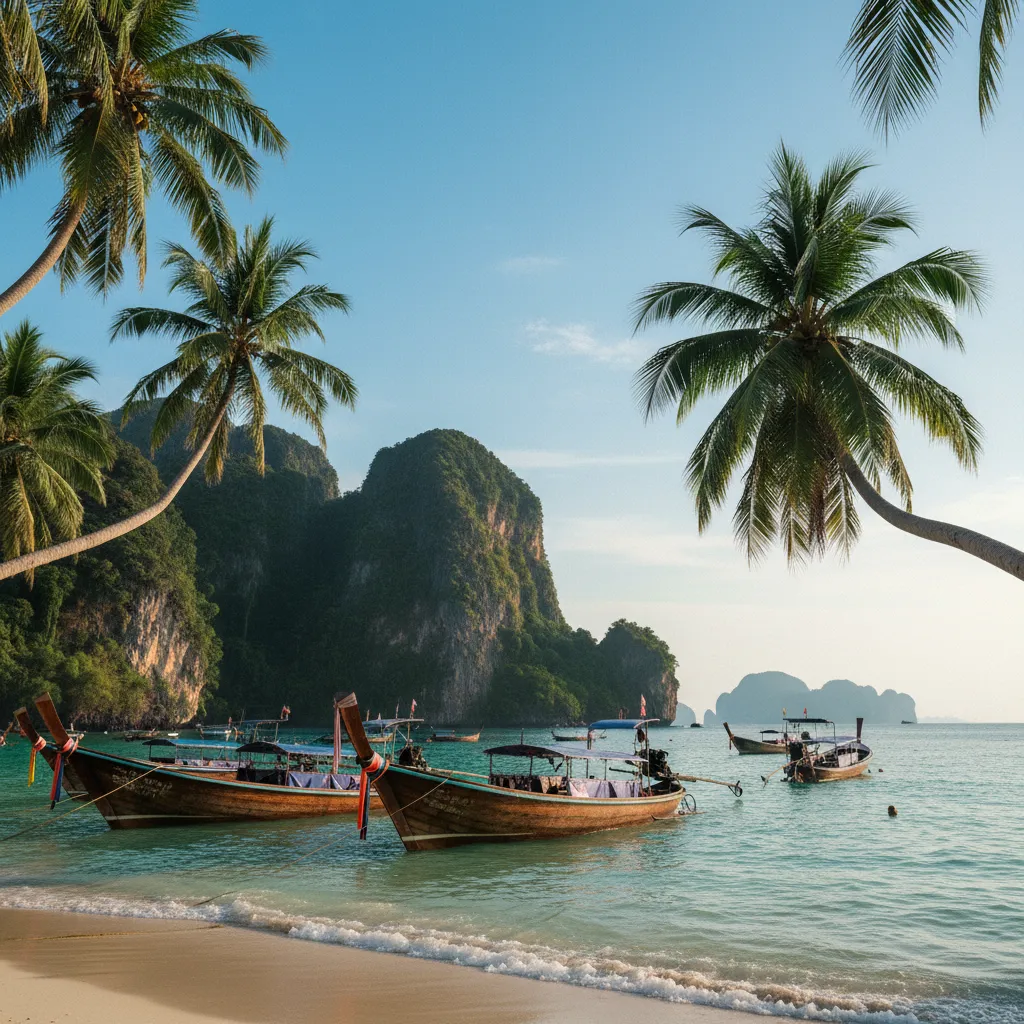Une plage paradisiaque en Thaïlande, accessible sans visa pour les séjours de moins de 60 jours