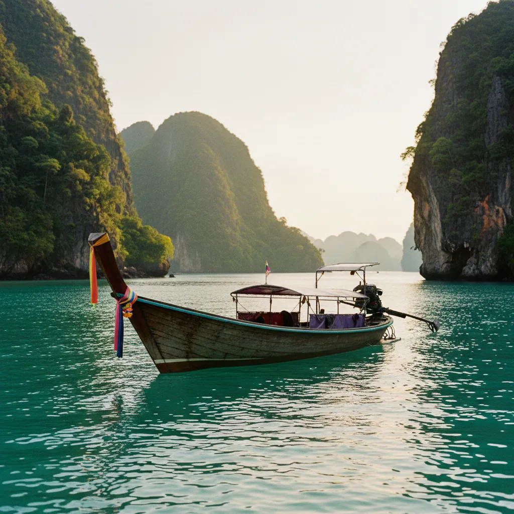 La baie de Phang Nga et ses falaises karstiques offrent des paysages parmi les plus spectaculaires du pays