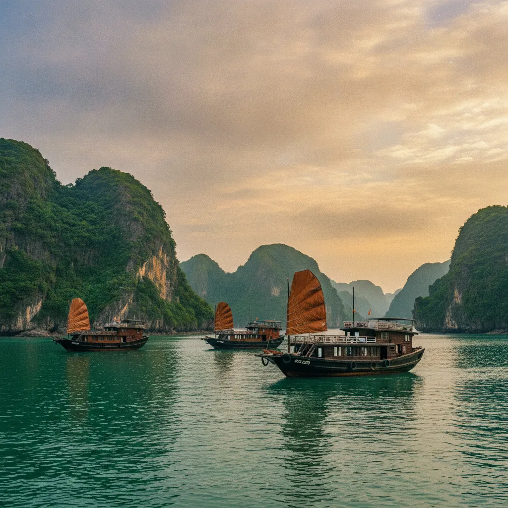 La baie d'Ha Long, destination emblématique accessible sans visa pour les séjours courts