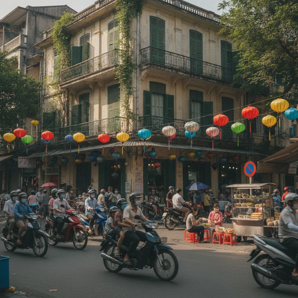 Le vieux quartier de Hanoï témoigne des liens historiques entre la France et le Vietnam