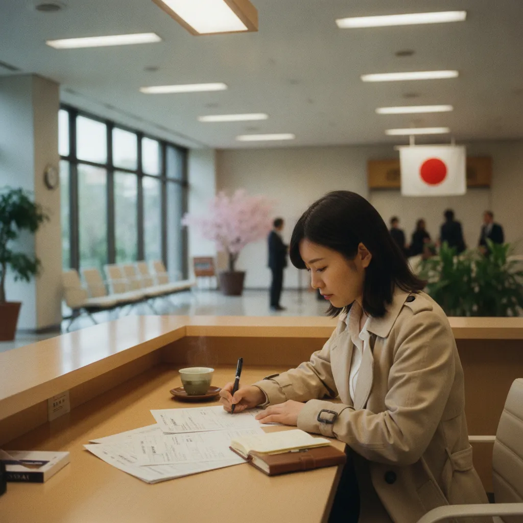 Le dépôt de dossier au consulat du Japon constitue la dernière étape de la procédure