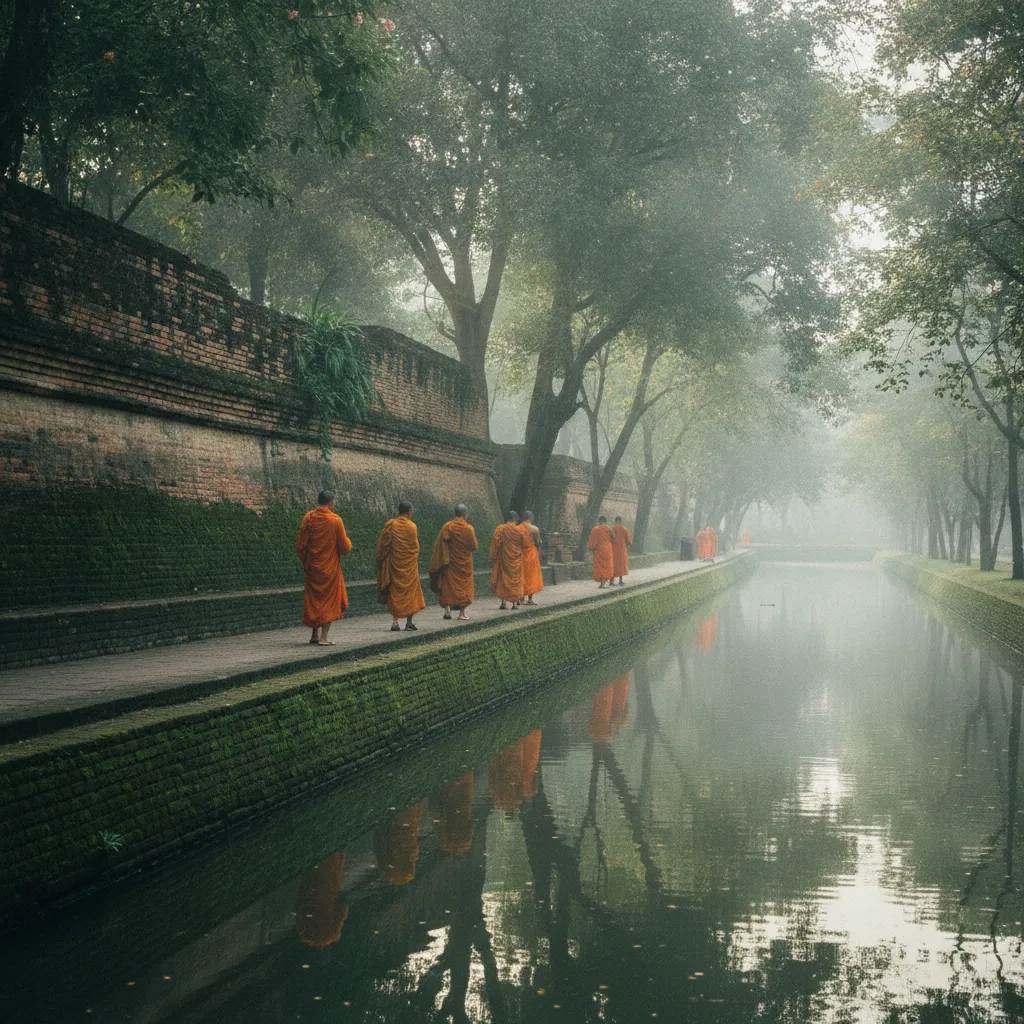 Chiang Mai et ses douves anciennes constituent une étape culturelle majeure du circuit nord