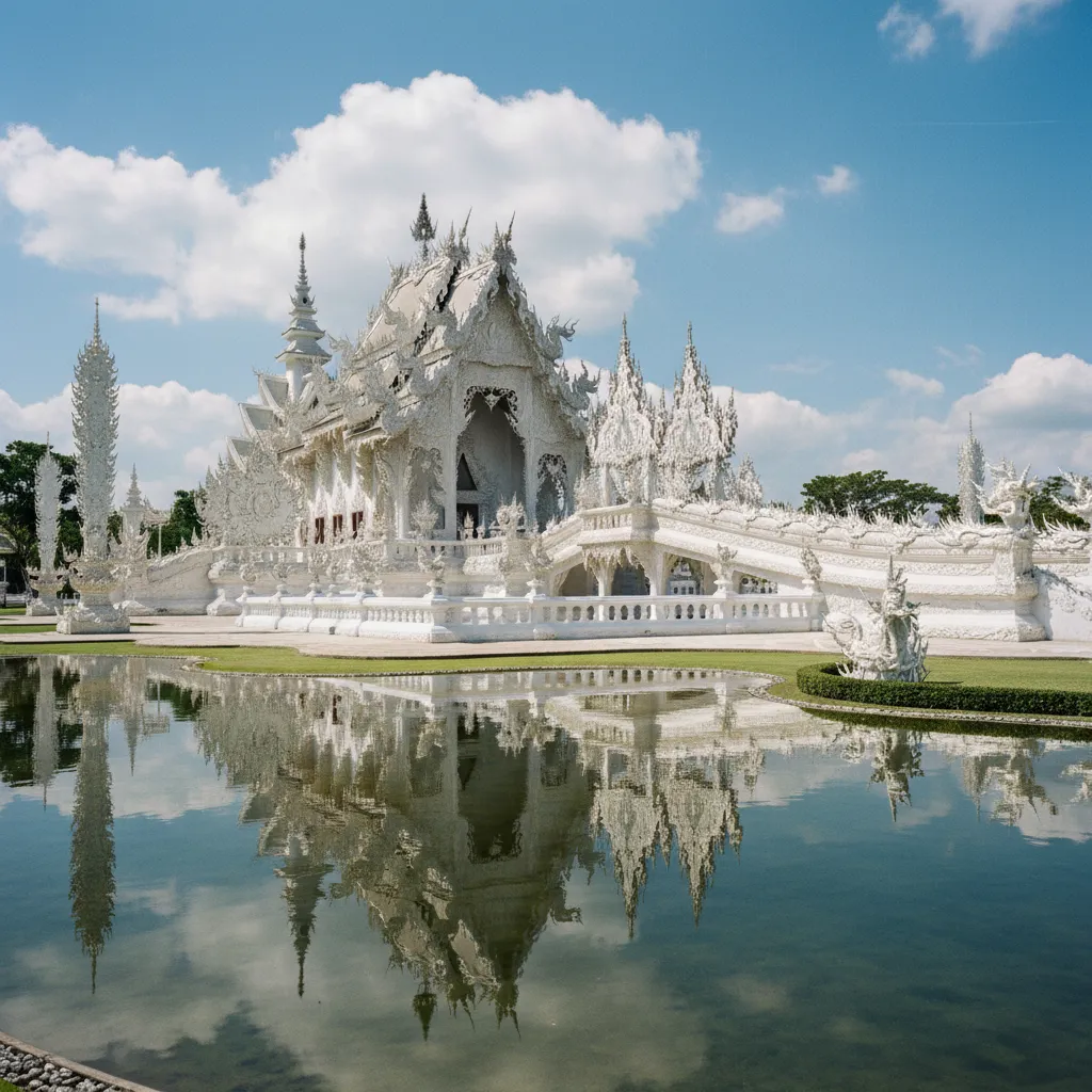 Le Temple Blanc de Chiang Rai, chef-d'œuvre architectural contemporain de la Thaïlande