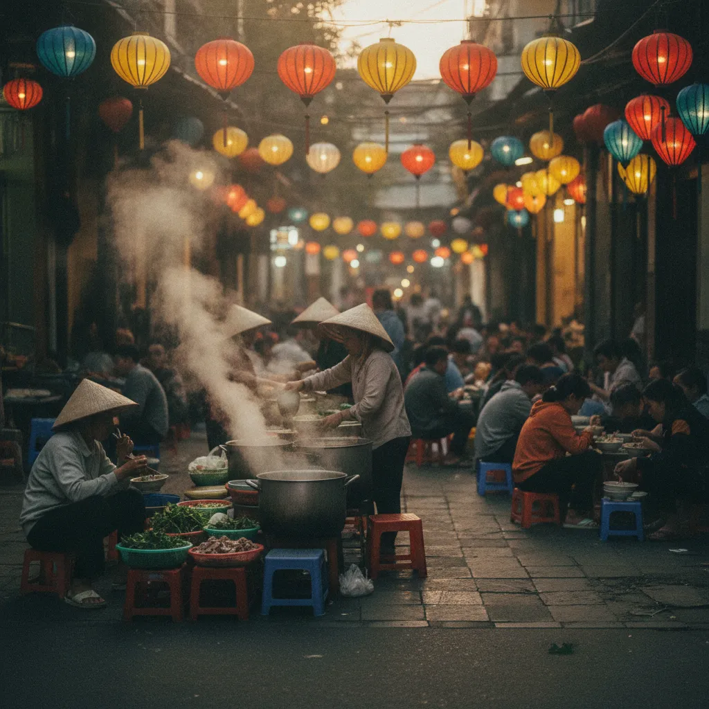 La cuisine de rue de Hanoi est une expérience incontournable du voyage au Nord du Vietnam