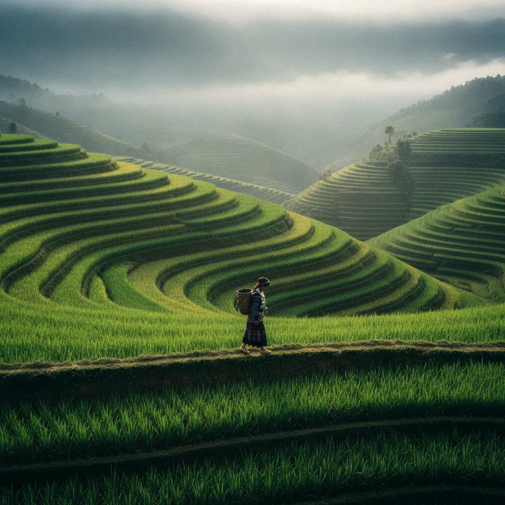 Les rizières en terrasses de Sapa, au programme des circuits approfondis dans le nord du Vietnam