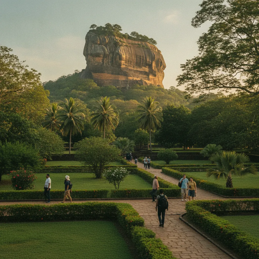 Le rocher de Sigiriya, l'un des sites incontournables à découvrir lors d'un séjour au Sri Lanka