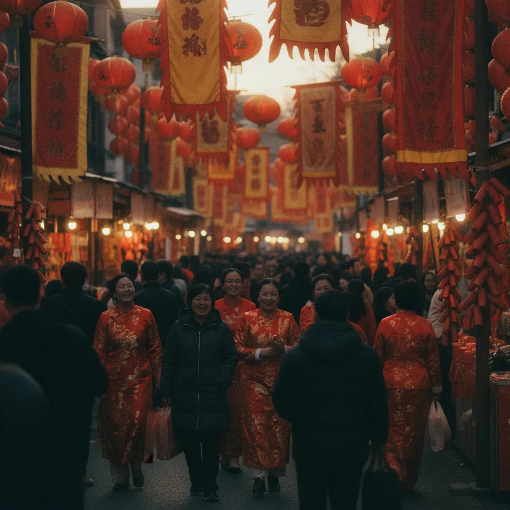 Festivités du Nouvel An chinois marquant le passage d'un signe à l'autre