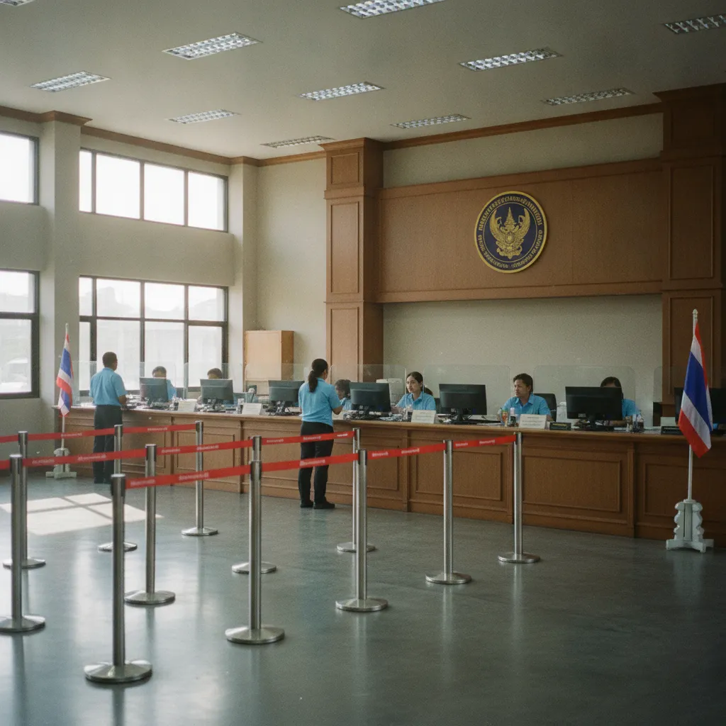 Bureau d'immigration en Thaïlande pour les extensions de visa sur place