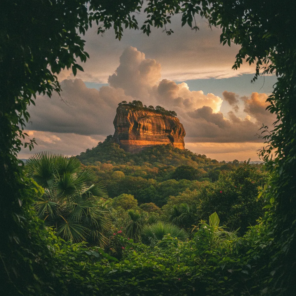 Le rocher de Sigiriya, l'un des sites incontournables à découvrir lors d'un séjour au Sri Lanka