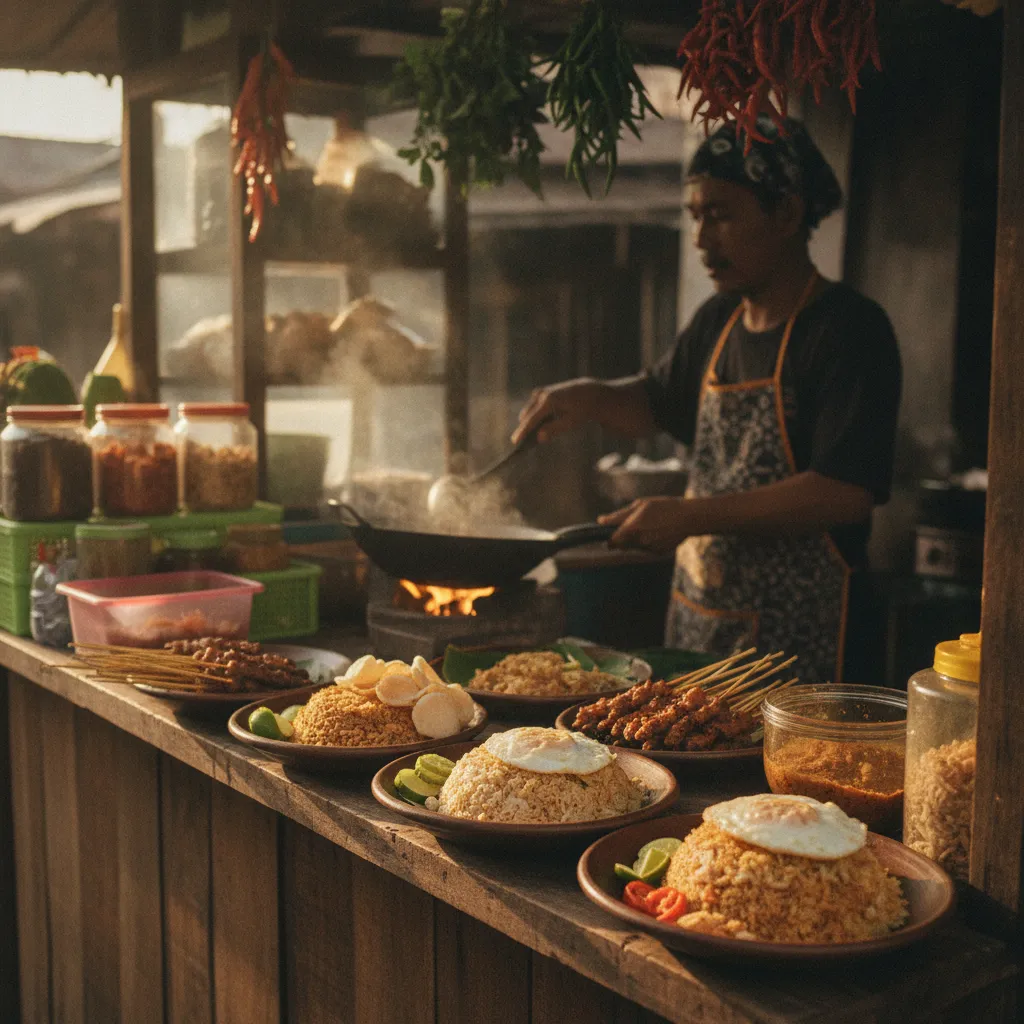 Un repas dans un warung local coûte entre 1 et 3 euros à Bali