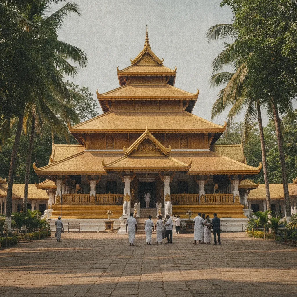 Le temple de la Dent à Kandy, haut lieu spirituel intégré dans la plupart des circuits