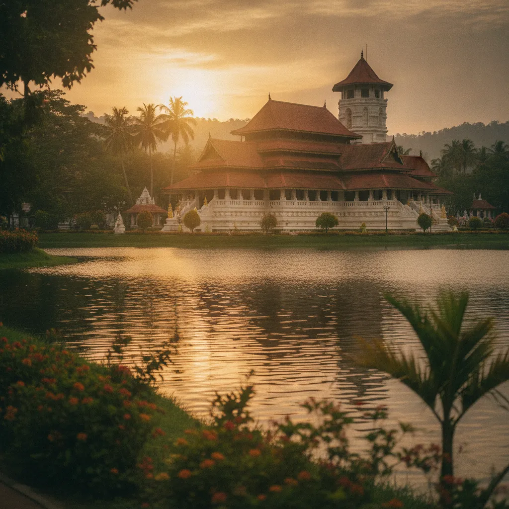 Le Temple de la Dent à Kandy, étape culturelle majeure des circuits organisés au Sri Lanka
