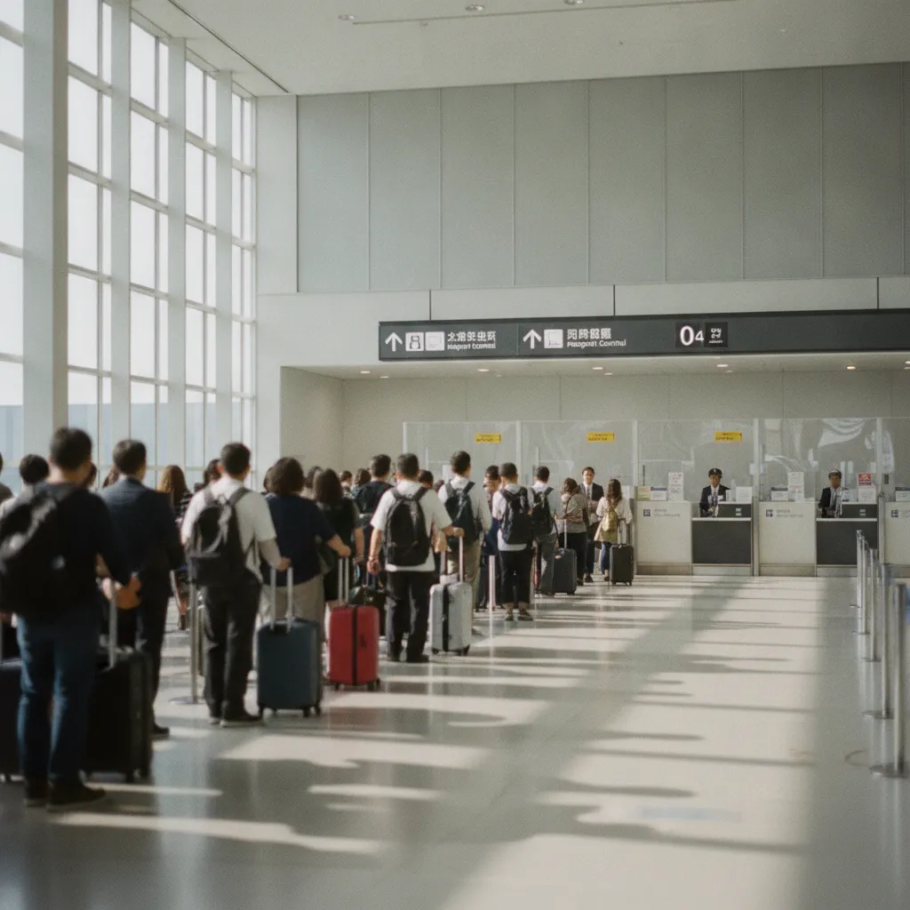 Le passage à l'immigration japonaise est facilité par le formulaire Visit Japan Web